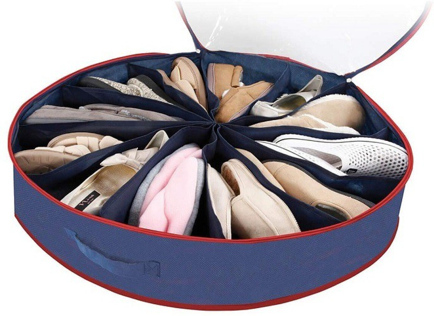 Round shoe organizer discount