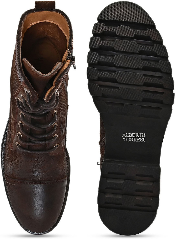 Alberto torresi store tan boots