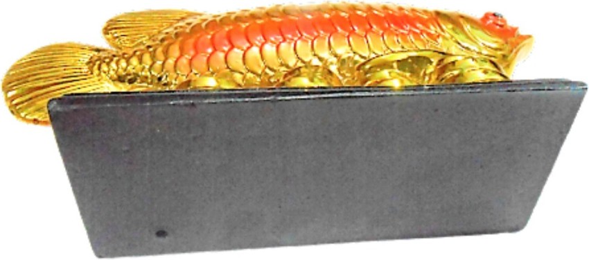 SSS Enterprisses A Feng Shui Decorative Golden Colored Fish with Money  Chain for Decoration Decorative Showpiece - 9 cm Price in India - Buy SSS  Enterprisses A Feng Shui Decorative Golden Colored