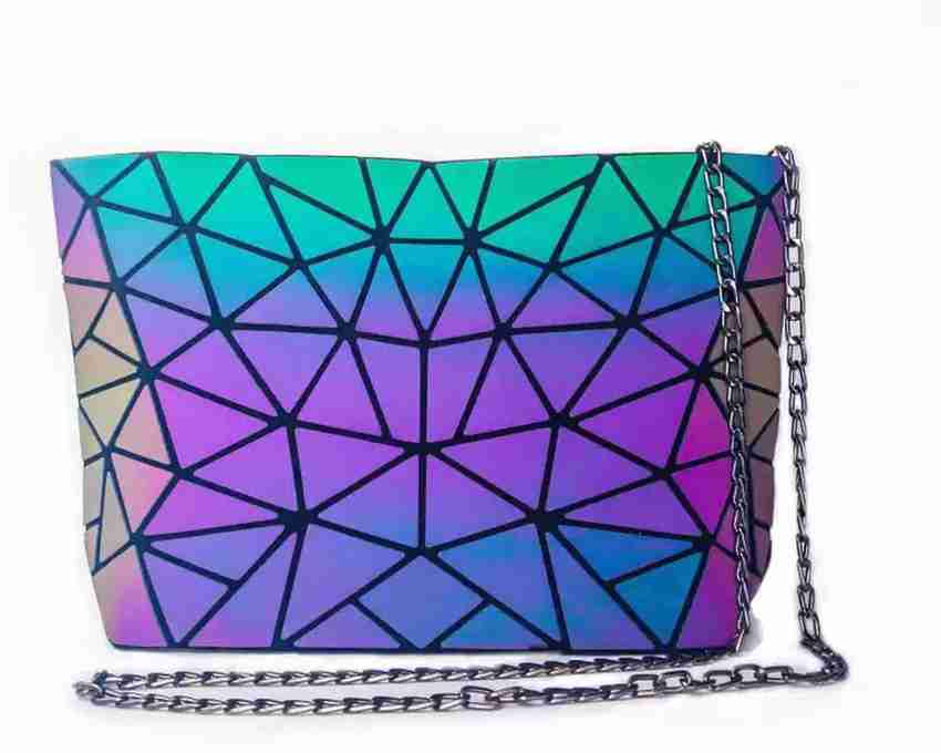 Glimpse Black Sling Bag REFLECTOR HOLOGRAPHIC SLING BAG BLACK MULTI Price in India Flipkart