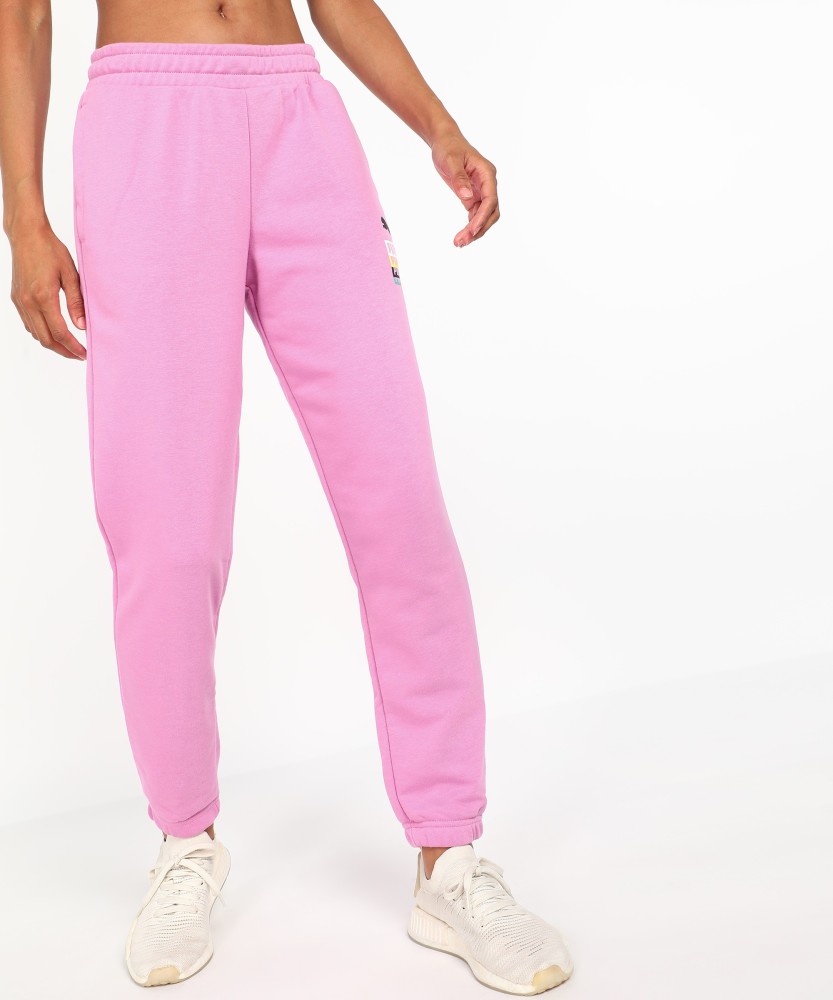PUMA Brand Love Sweatpants Printed Women Pink Track Pants - Buy PUMA Brand Love  Sweatpants Printed Women Pink Track Pants Online at Best Prices in India