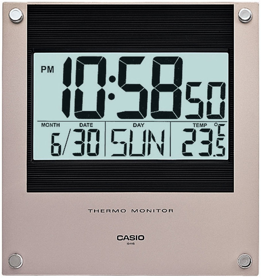 CASIO Digital 22.1 cm X 23.6 cm Wall Clock Price in India Buy