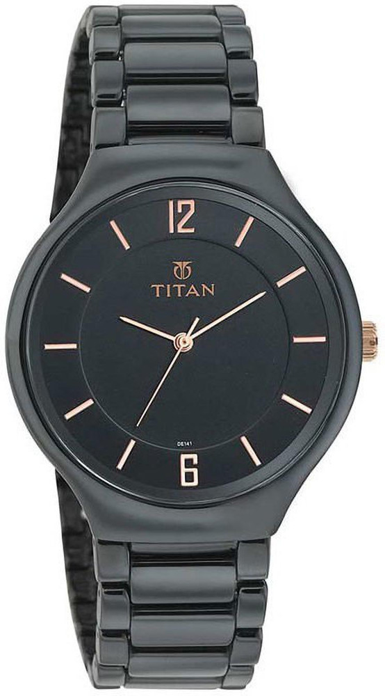Titan watch ceramic 2024 and metal body