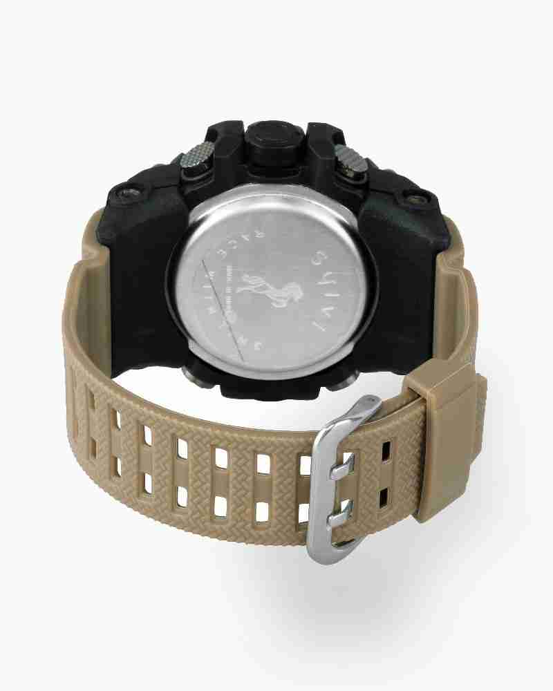 Sylvi FRIST KREM - Black Dial Khaki Strap Analog Digital Sports Watch for  Men FRIST KREM - Black Dial Khaki Strap Analog Digital Sports Watch for Men  Analog-Digital Watch - For Men -