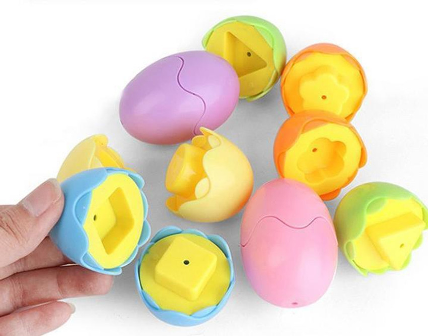 Litvibes CREATIVE EGGS FUN SHAPE COLOR MATCHING TOYS FOR KIDS TODDLERS 6 EGGS CREATIVE EGGS FUN SHAPE COLOR MATCHING TOYS FOR KIDS TODDLERS 6 EGGS