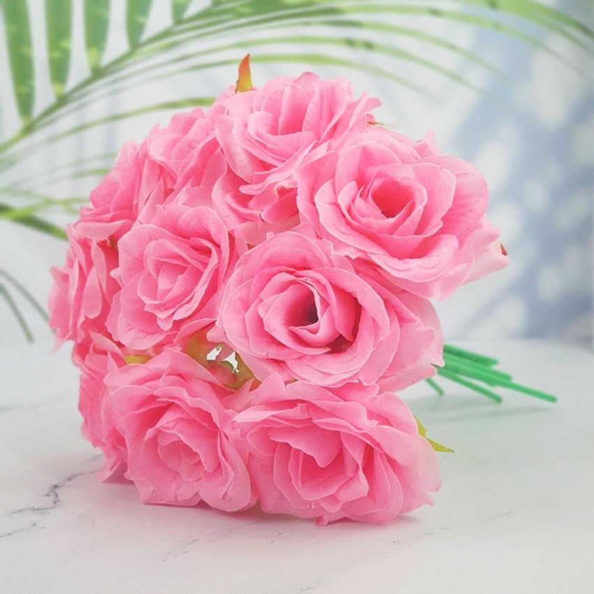 Artificial Multiflora Flower Roses Fake Flowers Sticks Bunch decorative 1  Pcs