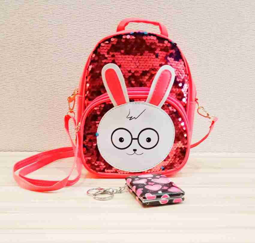 Bunny Backpack, Cute Mini Backpacks for Girls Plush Rabbit Ear