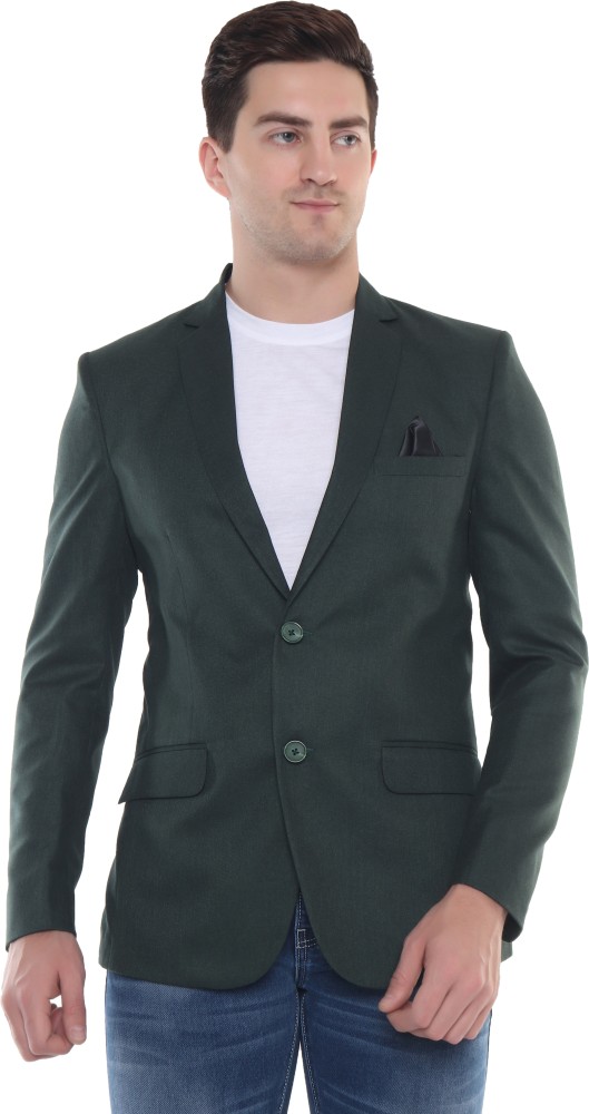 DKGF FASHION Solid Single Breasted Casual Men Blazer - Buy DKGF