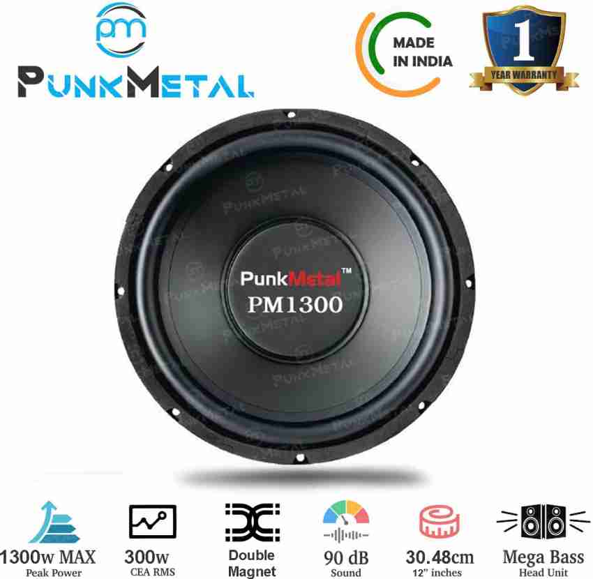 Buy PunkMetal PM-1300 BOOMER 1300W 12 (300mm) Subwoofer