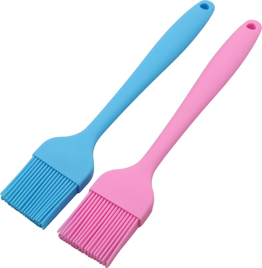 2 Pack Silicone Basting and Pastry Brush Spread Oil Butter Sauce for BBQ  Brushes