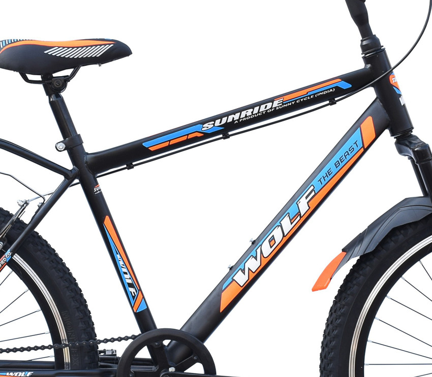 SUNBIRD WOLF IBC 26T WITH FRONT SUSPENSION FORK PVC MUDGAURD 26