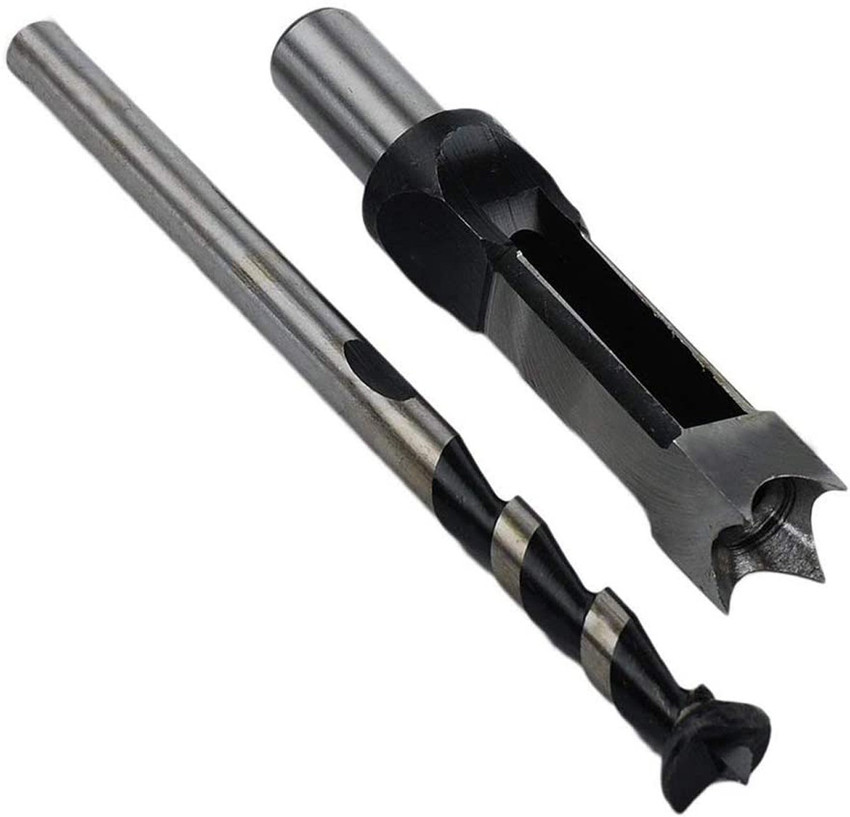 uptoak 8mm Chisel Bit Woodworking Square Hole Drill Bits