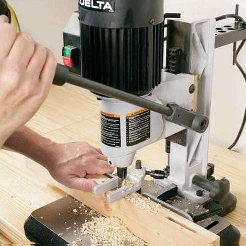 Wood square hole discount drill machine price