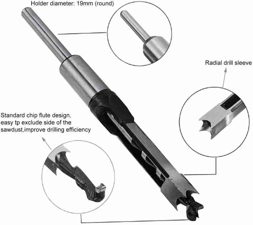 Drill bits shop for square holes