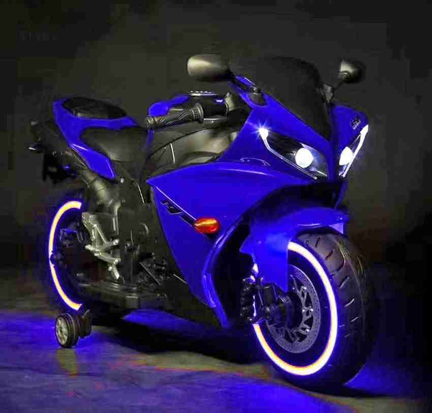 Blue colour ki bike deals
