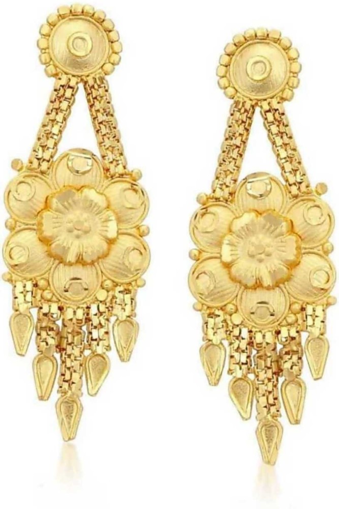 Shree hari deals gold plated earrings