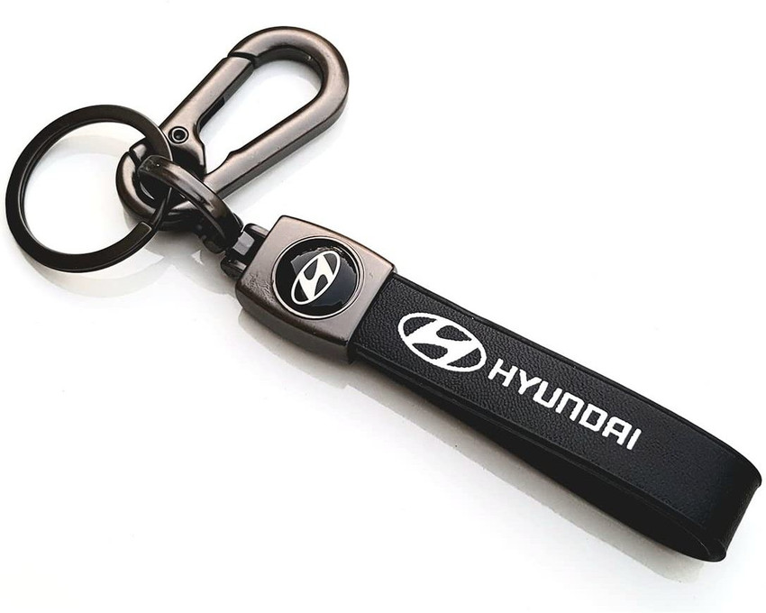 gtrp Hyundai Premium Leather Key Ring For Cars And Bikes All