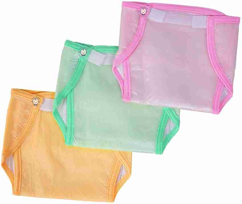 PIKIPOO Baby Soft Plastic Diaper Liner Insert Reusable Waterproof Nappy For  6-9 Months