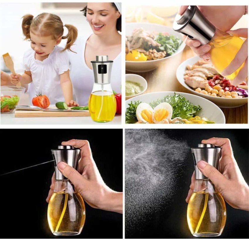 Oil Sprayer for Cooking, 2 Pack Olive Oil Sprayer, 200ML Olive Oil