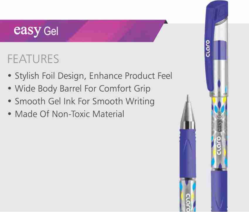 Hero Item - Blue / White Uni-Ball Gel Pen - QTY 50