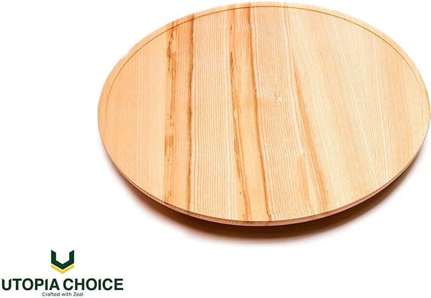 UTOPIA CHOICE Cresta Lazy Susan Turntable 16 Inch Organiser for Kitchen  Cabinets Countertop Storage 360° Smooth Rotation - Canadian Ash Wood Tray  Price in India - Buy UTOPIA CHOICE Cresta Lazy Susan
