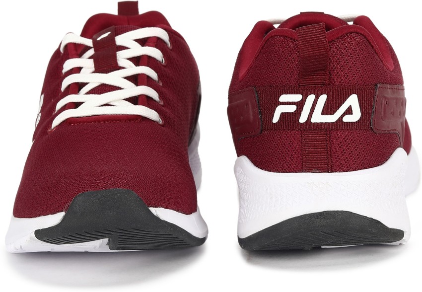 Fila hot sale maroon shoes