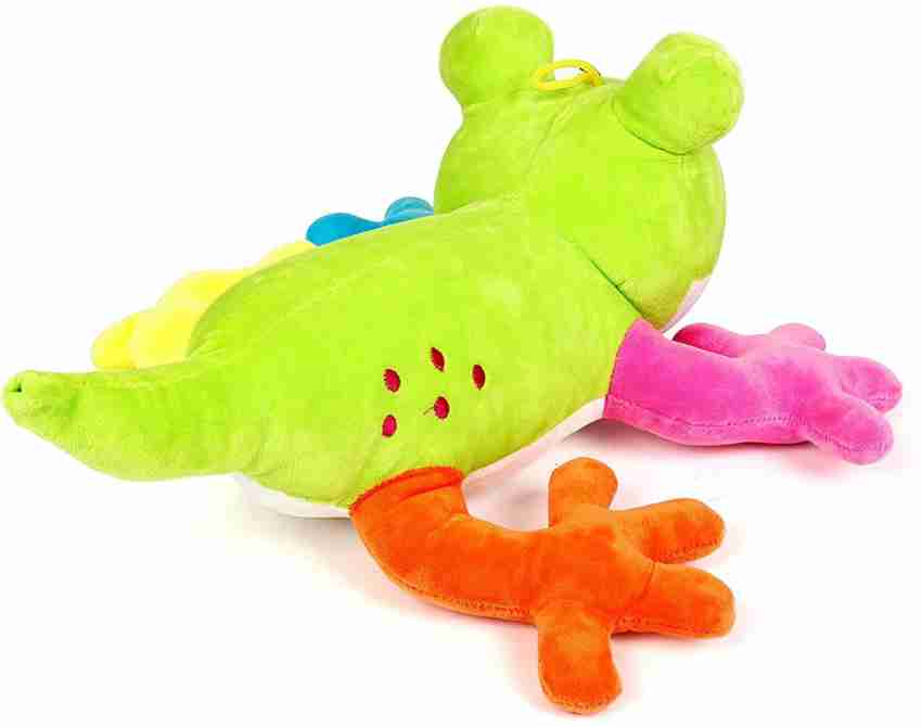 Kraftix Green Frog Stuffed Plush Soft Toy Doll Teddy Bear Animal KST240238  - 38 cm - Green Frog Stuffed Plush Soft Toy Doll Teddy Bear Animal  KST240238 . Buy Frog toys in