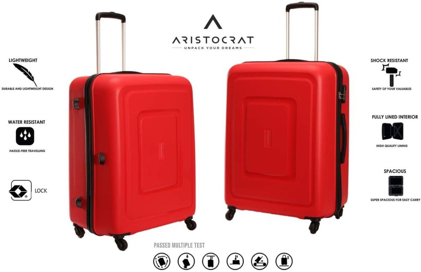 Buy VIP Quad 8 Wheels Hard-Sided Polypropylene Luggage Set of 3 Trolley Bags  (55 cm+65 cm+75 cm) (Blue) Online at Best Prices in India - JioMart.