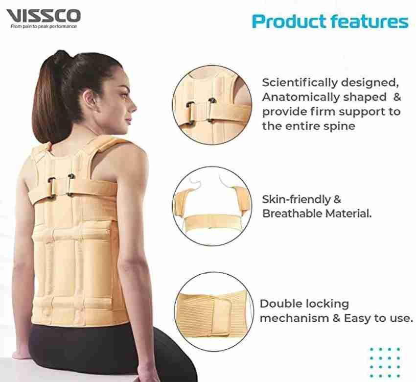 VISSCO Taylor Brace (Dorso Lumbar Spinal Brace) Skin Friendly, For Men &  Women Large Back / Lumbar Support