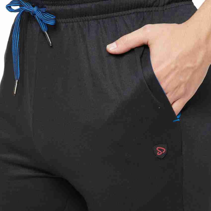 Sporto Solid Men Black Track Pants Buy Sporto Solid Men Black