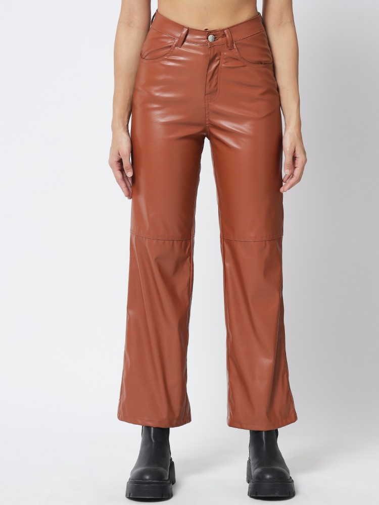 THE KOOPLES Faux Leather Trousers