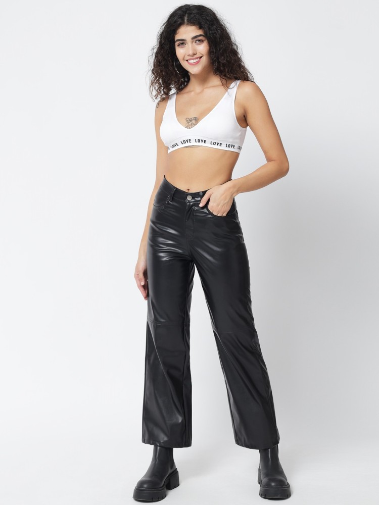The LeatherPant Outfits That Are All Over Paris  Leather pants women Black  leather pants Leather pants style