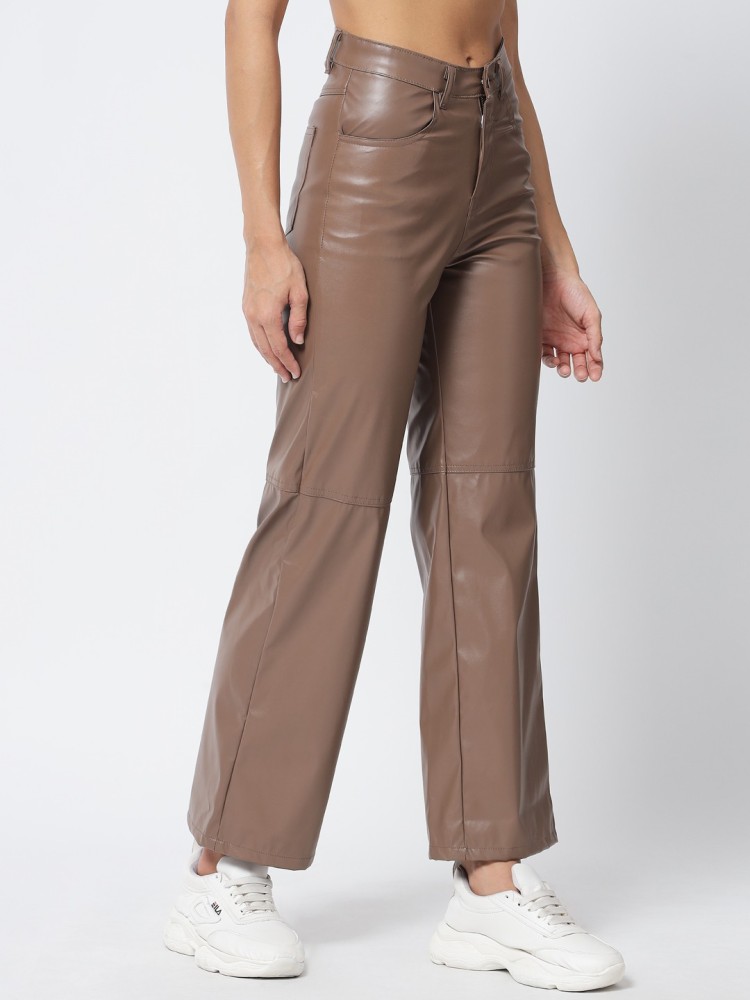 Brown Trousers For Women Online  Buy Brown Trousers Online in India