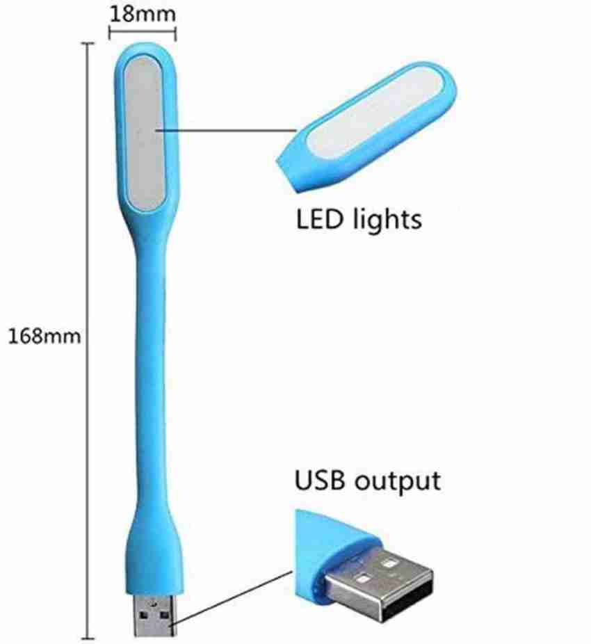 Mini USB Light for Keyboard, Flexible USB Laptop Light, Adjustable USB Lamp  for Notebook Computer(Gooseneck Structure, LED Lighting Source, 10-Pack)