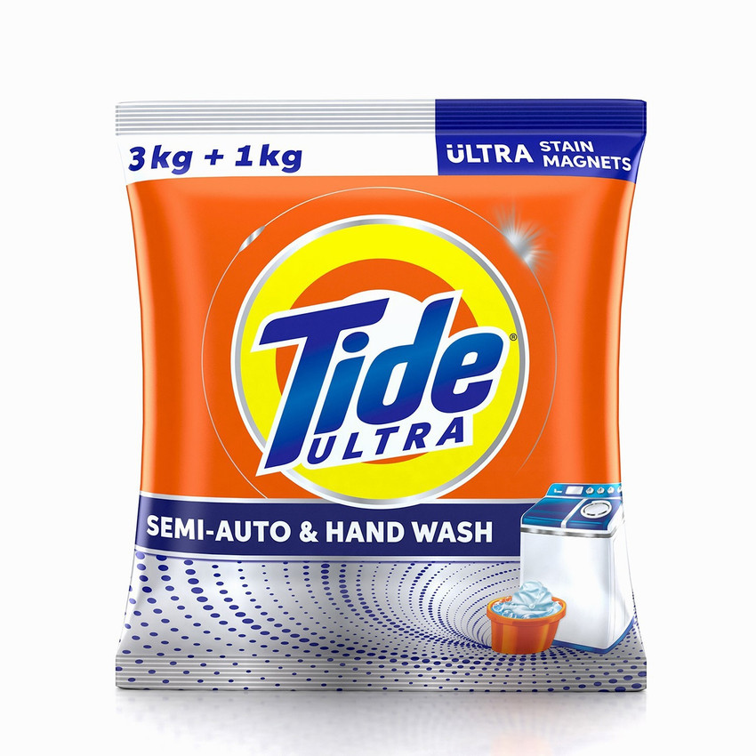 Tide Ultra Semi Auto Hand Wash Detergent Powder 3 kg Price in