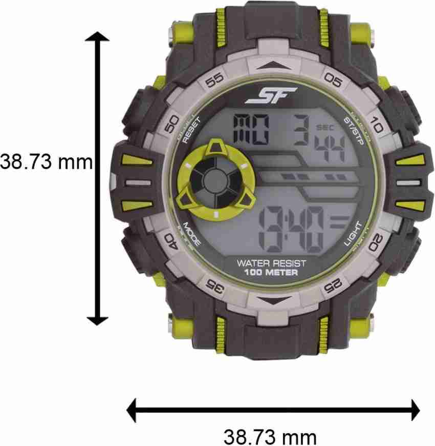 SF NM77069PP02 Sonata Fibre Digital Watch - For Men