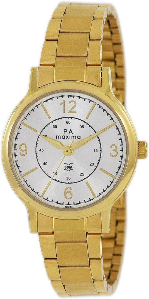 Maxima gold watch clearance price