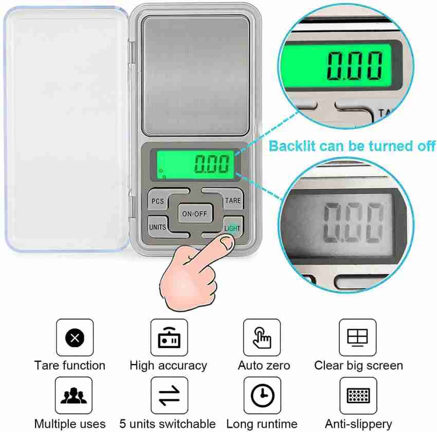 shrines Digital Display 0.1 Gm to 200 Grams Mini Pocket Weight