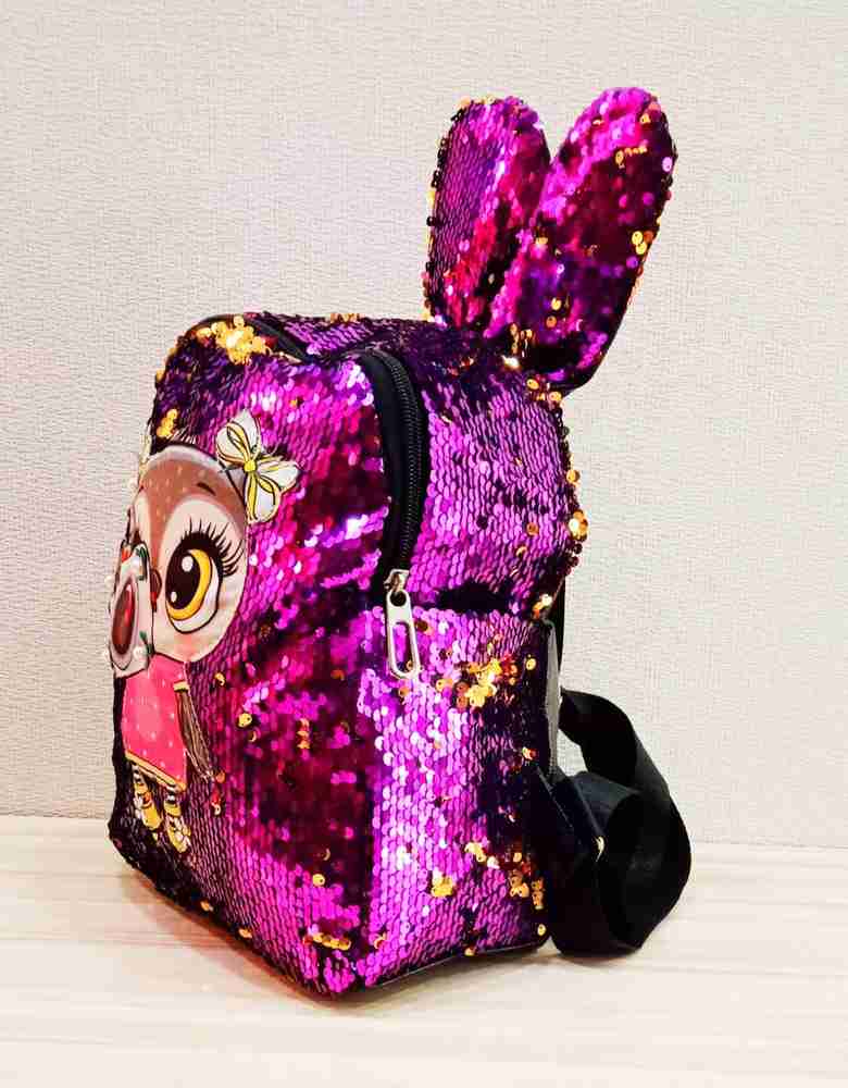 Owl shop sequin backpack