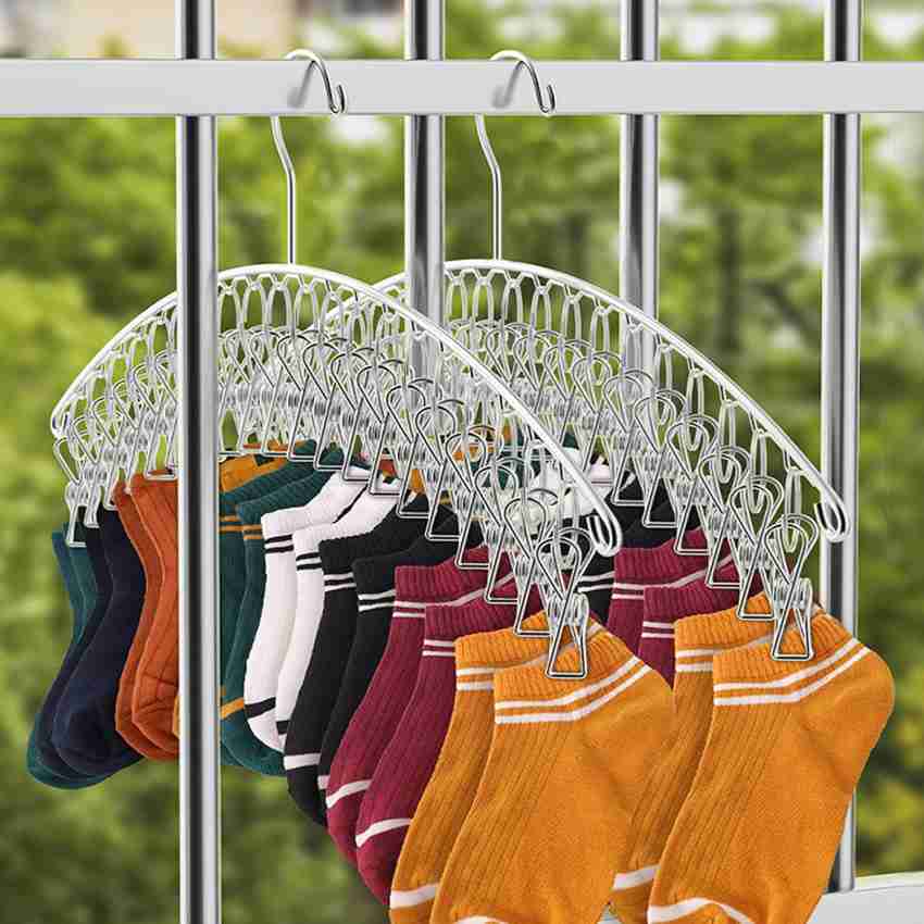 Urbanware 20 Clips Cloth Dryer/Clothes Drying Stand/Socks Hanger