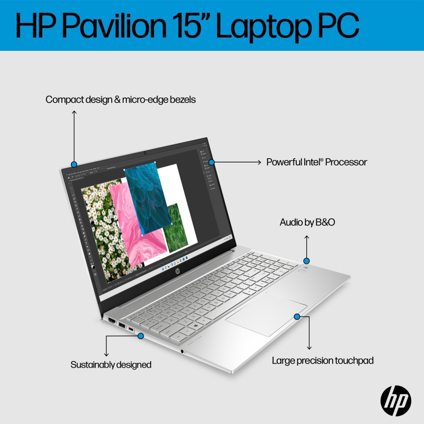 Buy HP Pavilion 15-eg3081TU Intel Core i5 13th Gen (15.6 inch, 16GB, 512GB,  Windows 11 Home, MS Office 2021, Intel Iris Xe, Full HD IPS Display, Fog  Blue, 875N6PA) Online - Croma