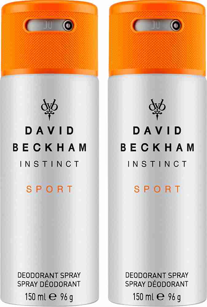 DAVID BECKHAM Instinct Sport Deodorant Spray 150ml Pack of 2