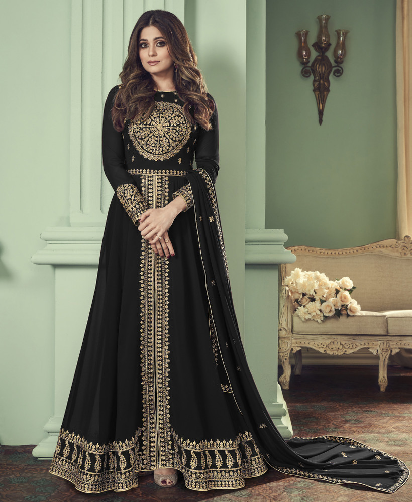 Designer anarkali top suits flipkart