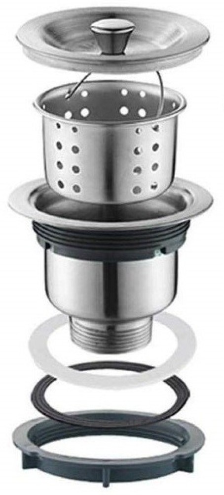 Kinik SS 304 Kitchen Sink Drain Waste Coupling with Removable