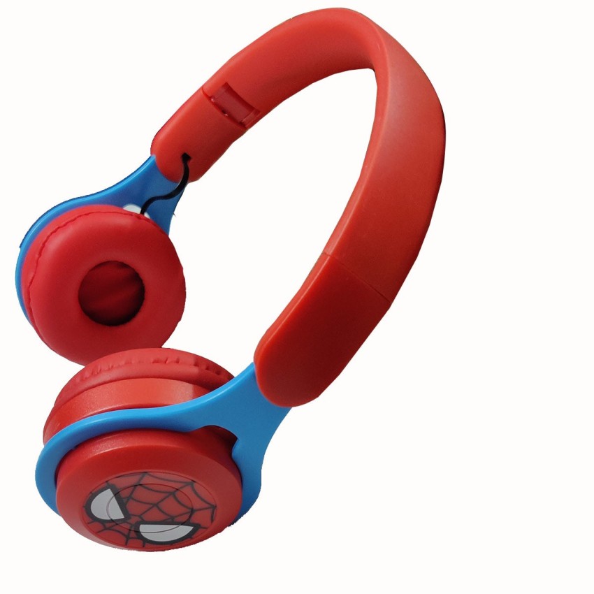 Spiderman bluetooth headphones for kids online wireless rechargeable kid friendly sound