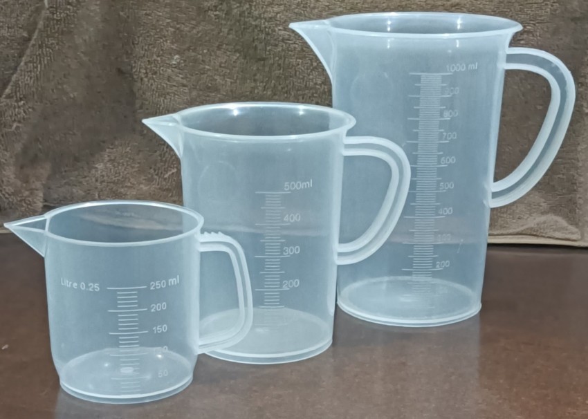 Highly Transparent PP Clear Nesting Stackable Plastic Measuring