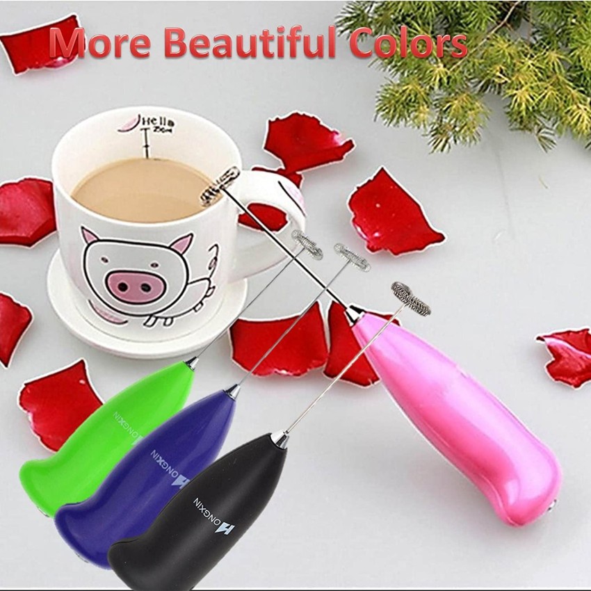 Dabster Electric Handheld Milk Wand Mixer Frother for Latte Coffee Hot Milk