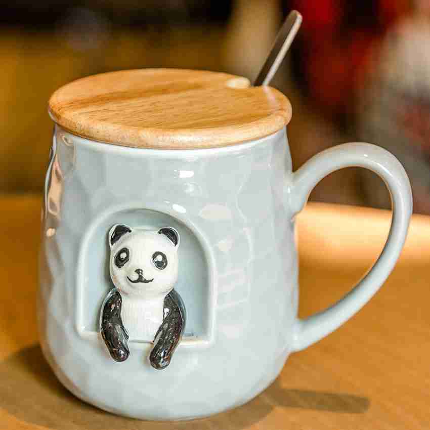 Galox 3D Animal With Wooden Lid & Spoon For Wife Husband Friend Tea Cup  Ceramic Coffee Mug Price in India - Buy Galox 3D Animal With Wooden Lid &  Spoon For Wife Husband Friend Tea Cup Ceramic Coffee Mug online at Flipkart .com