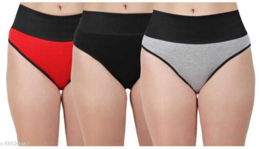 FLI PRODUCTS Women Hipster Black, Grey, Red Panty - Buy FLI PRODUCTS Women  Hipster Black, Grey, Red Panty Online at Best Prices in India