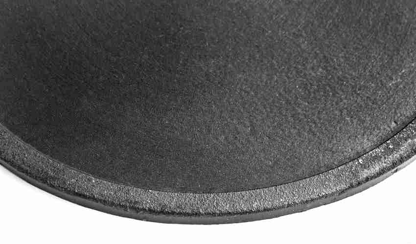 Black Square Handled Iron Dosa Pan, Round